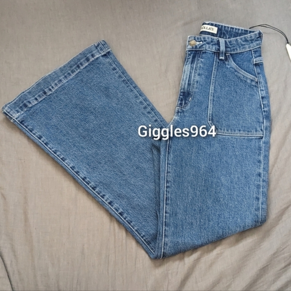 Rolla's East Coast Flare Breakers Jeans Mid Vintage Blue